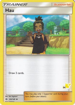 Hau - 120/149 (#54 Pikachu Stamped) (120) [Battle Academy]