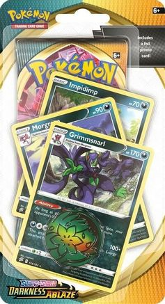 Pokemon Darkness Ablaze Premium Checklane Blister [Grimmsnarl]