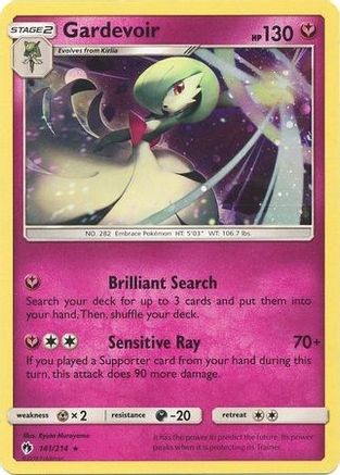 Gardevoir - 141/214 (Cosmos Holo) (141) [Miscellaneous Cards & Products] Holofoil
