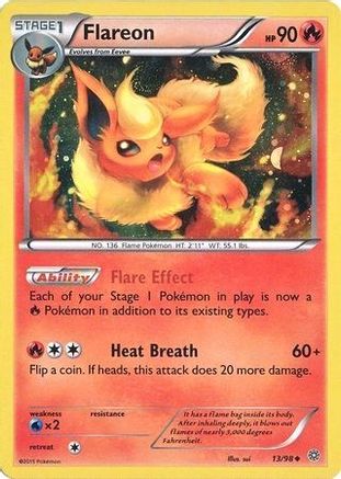Flareon - 13/98 (Cosmos Holo) (13) [Miscellaneous Cards & Products] Holofoil