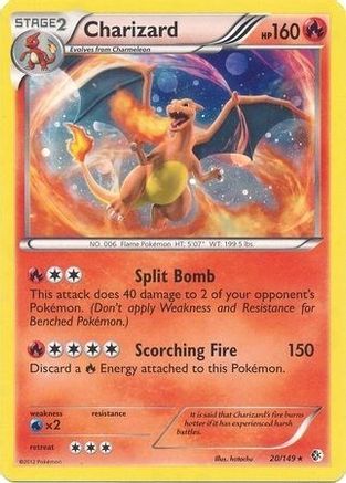 Charizard - 20/149 (Cosmos Holo) (20) [Blister Exclusives] Holofoil