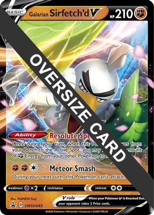 Galarian Sirfetch'd V - SWSH043 (SWSH043) [Jumbo Cards] Holofoil