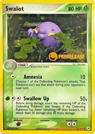 Swalot - 50/101 (Prerelease) (50) [Nintendo Promos]