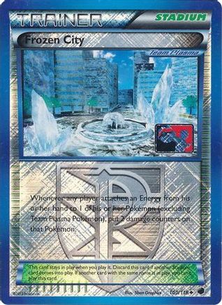 Frozen City (Team Plasma) - 100/116 (League Promo) (100) [League & Championship Cards] Reverse Holofoil