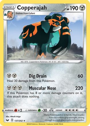 Copperajah - 137/202 (Non-Holo Gamestop Exclusive) (137) [Blister Exclusives]