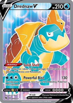 Drednaw V (Full Art) (69) [Champion's Path] Holofoil