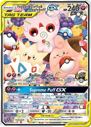 Togepi & Cleffa & Igglybuff GX - 143a/236 (143a) [Alternate Art Promos] Holofoil
