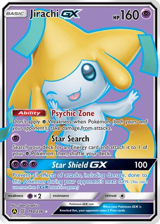 Jirachi GX - 79a/236 (79a) [Alternate Art Promos] Holofoil