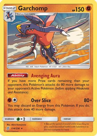 Garchomp - 114/236 (SM Unified Minds) (114) [Deck Exclusives]