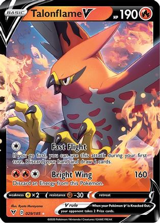 Talonflame V (29) [SWSH04: Vivid Voltage] Holofoil