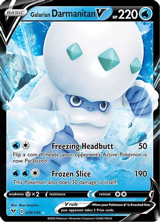 Galarian Darmanitan V (36) [SWSH04: Vivid Voltage] Holofoil