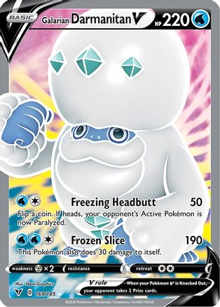 Galarian Darmanitan V (Full Art) (169) [SWSH04: Vivid Voltage] Holofoil