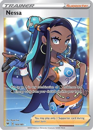 Nessa (Full Art) (183) [SWSH04: Vivid Voltage] Holofoil