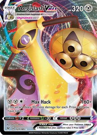 Aegislash VMAX (127) [SWSH04: Vivid Voltage] Holofoil