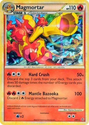 Magmortar - 2/95 (Cracked Ice Holo) (2) [Miscellaneous Cards & Products] Holofoil