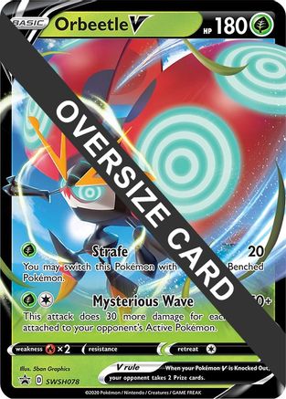 Orbeetle V - SWSH078 () [Jumbo Cards] Holofoil