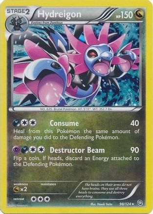 Hydreigon - 98/124 (Cosmos Holo) (98) [Blister Exclusives] Holofoil
