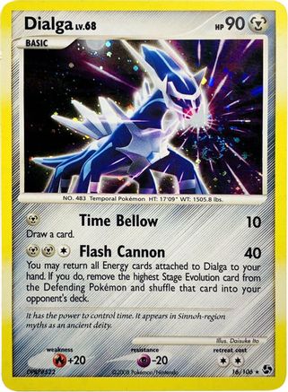 Dialga - 16/106 (Cosmos Holo) (16) [Deck Exclusives] Holofoil