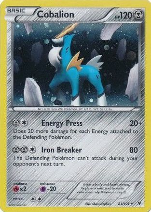 Cobalion - 84/101 (Cosmos Holo) (84) [Blister Exclusives] Holofoil