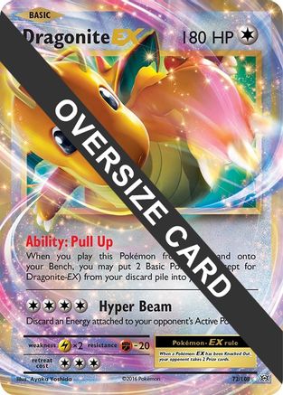 Dragonite EX - 72/108 (72) [Jumbo Cards] Holofoil