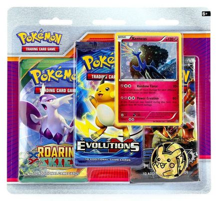 Pokemon XY 3 Pack Blister [Xerneas]