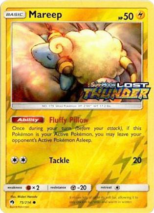 Mareep - 75/214 (Toys R Us Promo) (75) [Miscellaneous Cards & Products] Reverse Holofoil