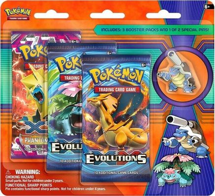 Pokemon XY - Evolutions Pin Collection [Mega Blastoise]