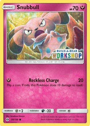 Snubbull - 90/149 (Build-A-Bear Workshop Exclusive) (90) [Miscellaneous Cards & Products]