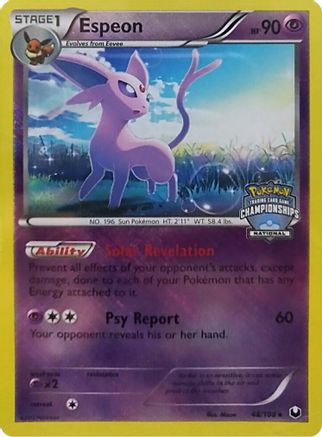 Espeon - 48/108 (National Championships) (48) [League & Championship Cards] Reverse Holofoil