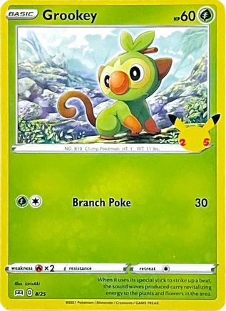 Grookey - 8/25 (8) [McDonald's 25th Anniversary Promos]