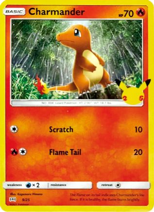 Charmander - 9/25 (9) [McDonald's 25th Anniversary Promos]