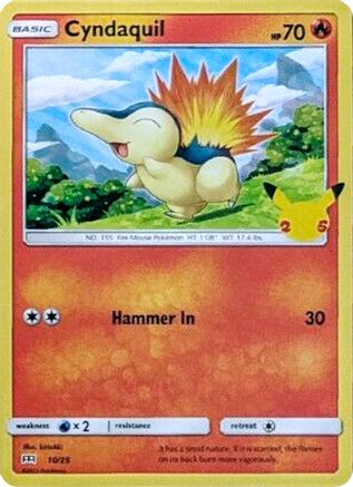Cyndaquil - 10/25 (10) [McDonald's 25th Anniversary Promos]