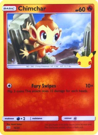 Chimchar - 12/25 (12) [McDonald's 25th Anniversary Promos]