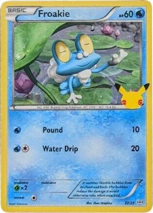 Froakie - 22/25 (22) [McDonald's 25th Anniversary Promos]