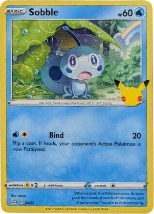 Sobble - 24/25 (24) [McDonald's 25th Anniversary Promos] Holofoil