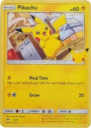 Pikachu - 25/25 (25) [McDonald's 25th Anniversary Promos] Holofoil