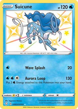 Suicune (SV022) [Shining Fates: Shiny Vault] Holofoil