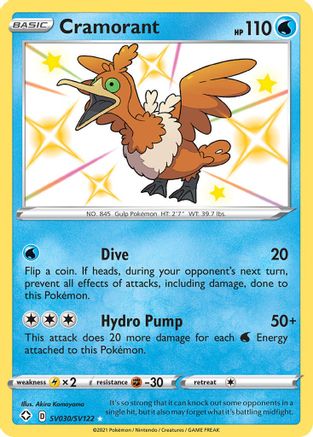 Cramorant (SV030) [Shining Fates: Shiny Vault] Holofoil
