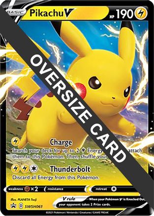 Pikachu V - SWSH061 (SWSH061) [Jumbo Cards] Holofoil