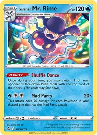 Galarian Mr. Rime - SWSH079 (SWSH079) [SWSH: Sword & Shield Promo Cards] Holofoil