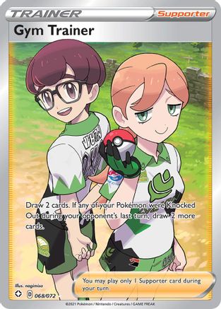 Gym Trainer (Full Art) (68) [Shining Fates] Holofoil