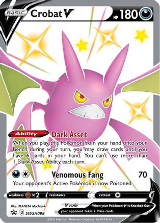 Crobat V - SWSH098 (SWSH098) [SWSH: Sword & Shield Promo Cards] Holofoil