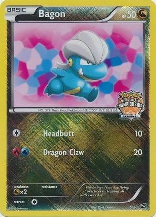 Bagon - 6/20 (Regional Championships) (6) [League & Championship Cards] Holofoil