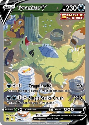 Tyranitar V (Alternate Full Art) (155) [SWSH05: Battle Styles] Holofoil