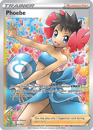 Phoebe (Full Art) (161) [SWSH05: Battle Styles] Holofoil
