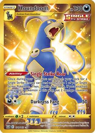 Houndoom (Secret) (179) [SWSH05: Battle Styles] Holofoil
