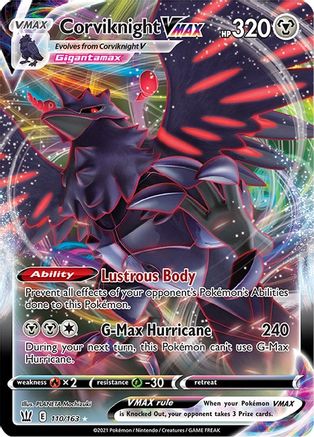 Corviknight VMAX (110) [SWSH05: Battle Styles] Holofoil