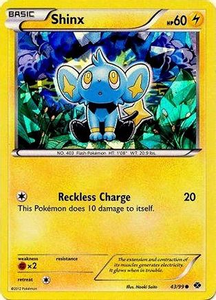 Shinx - 43/99 (Cracked Ice Holo) (43) [Blister Exclusives] Holofoil