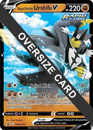 Rapid Strike Urshifu V - SWSH107 (SWSH107) [Jumbo Cards] Holofoil