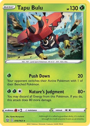 Tapu Bulu - 016/163 (16) [Deck Exclusives]